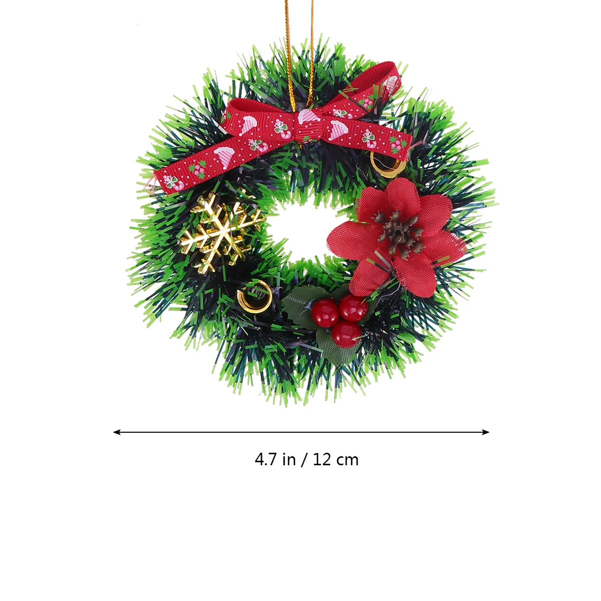 

Christmas Wreath Pendant Decor Party Hanging Garland Centerpieces for Dining Table