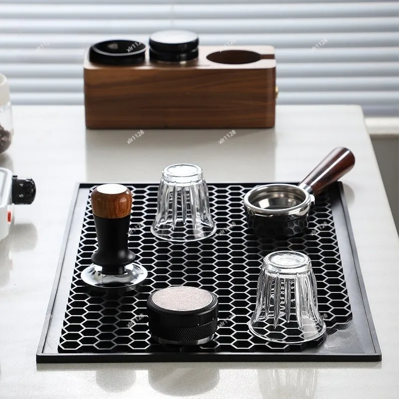 Thickened Coffee Bar Mat Non-slip Drain Pad Kitchen Bar Drinkware Storage Cushion