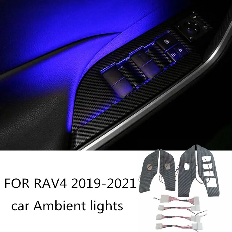 

Window Switch Panel with Ambient Light for Toyota RAV4 2020-2021 Wildlander Interior Mood Lighting
