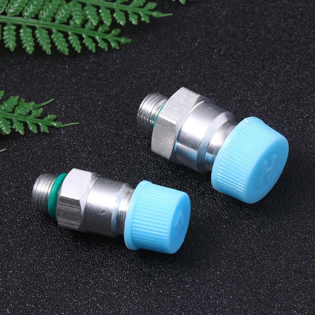 

4Pcs Automotive Air-Conditioning Input Connector Precision Refilling Nozzle Stable Reliable Air Conditioner Valve