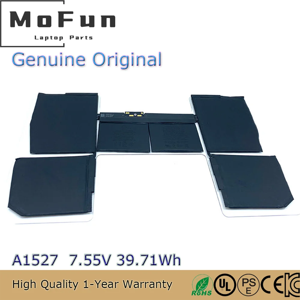 Original A1527 7.55V 39.71Wh Laptop Battery for Apple MacBook 12