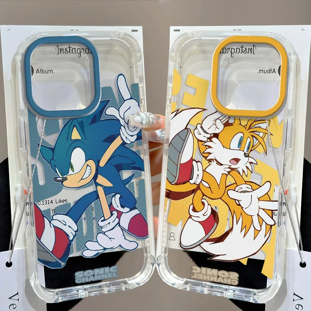 Cartoon Game SONICS Hot Phone Case For Samsung Galaxy S26 S25 S24 S23 S22 S21 S20 FE Note20 Note10 Edge Plus Ultra Lite 5G Cover