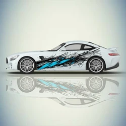 Ink splatter geometric figures Car side sticker vinyl motorsport paint accessories decal suitable for car truck suv car decals