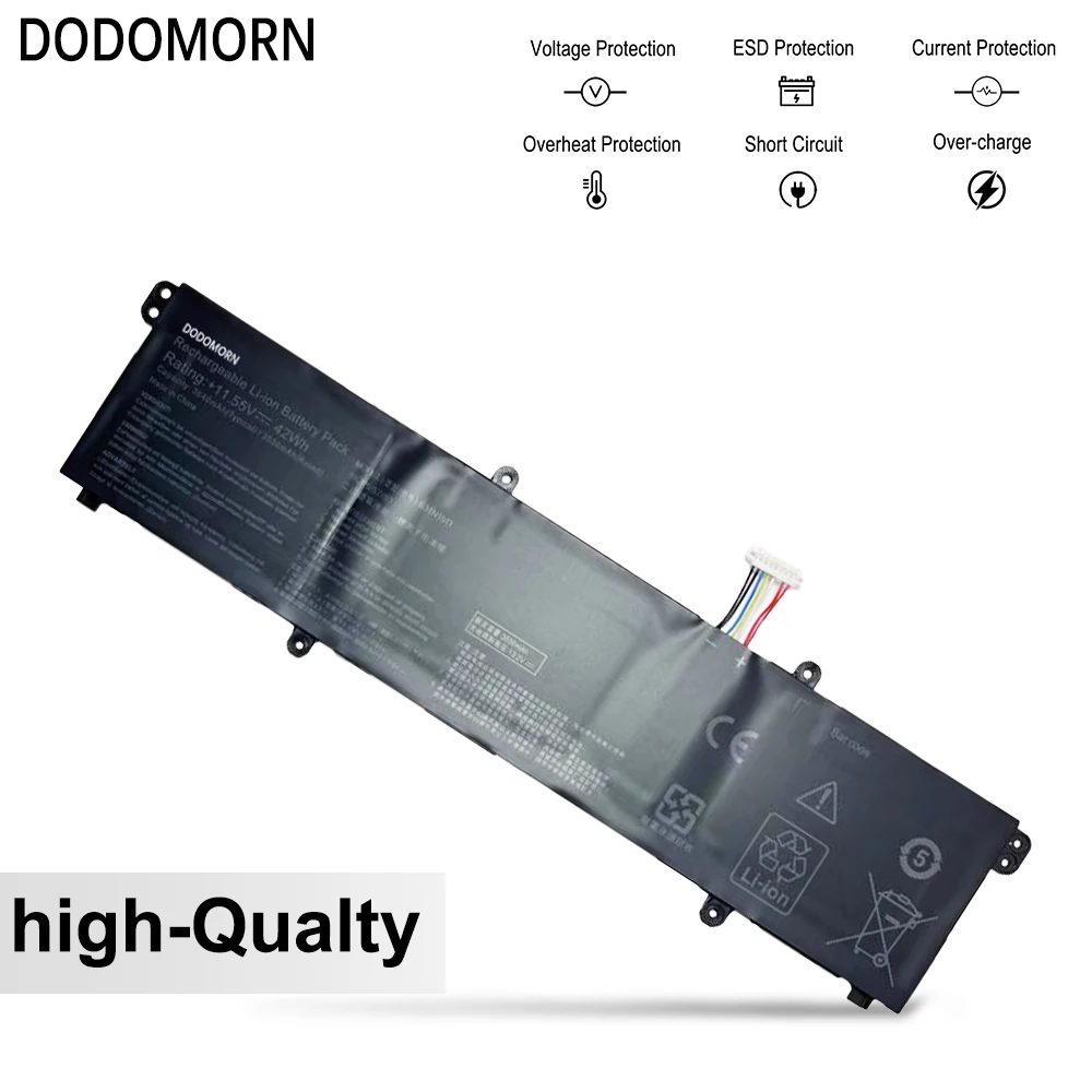 Dodomorn-asus viobookフリップ用ラップトップバッテリー、b31n1911、c31n1911、tp470ea、tp470ez、tm420iaシリーズ、42wh、高品質