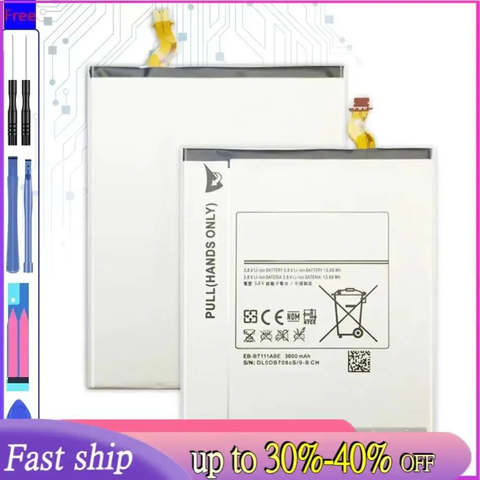 

Аккумулятор для планшета Samsung Galaxy Tab 3 Lite EB-BT111ABE, 3600 мАч, надежная замена