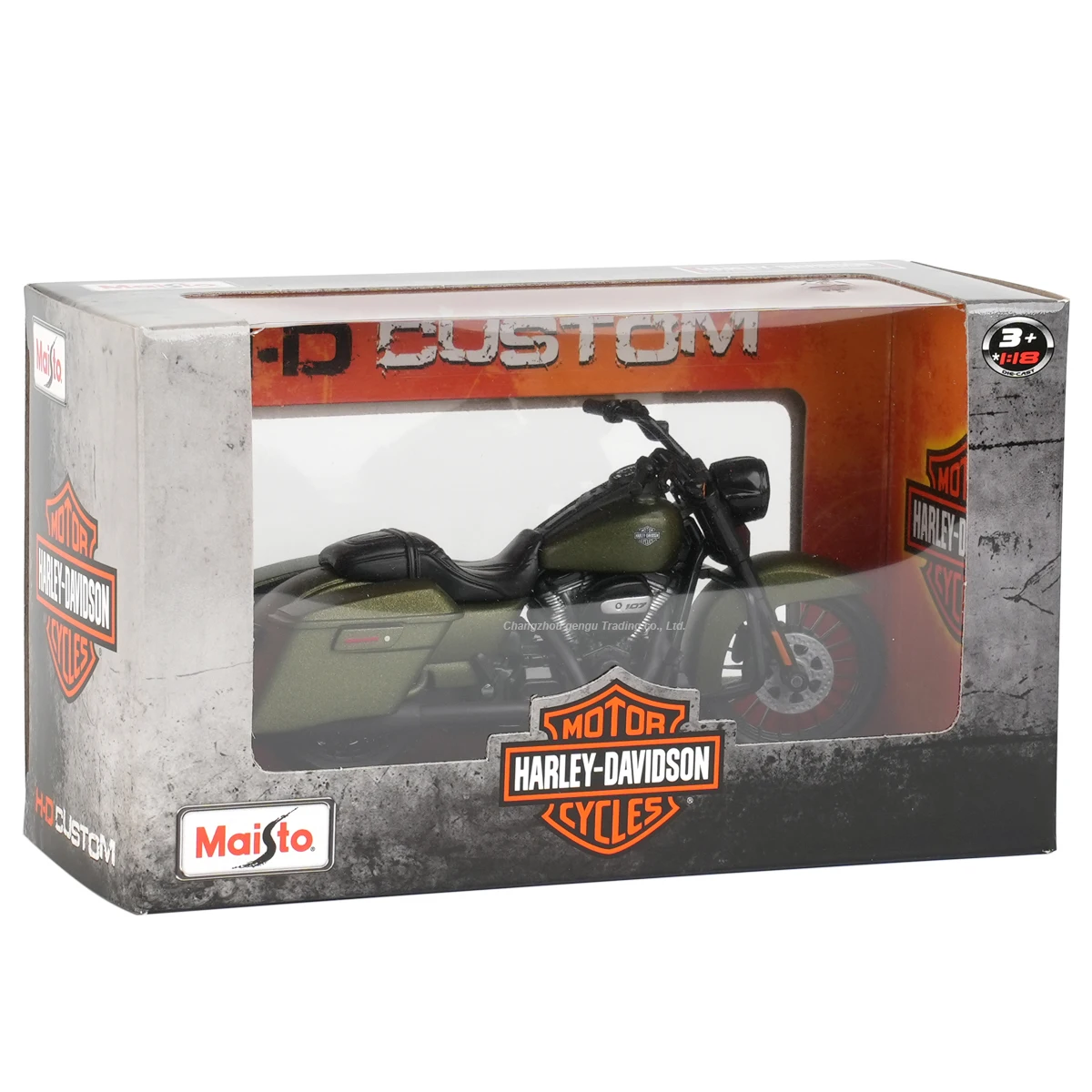 Maisto 1:18 2022 Harley Davidson Road King Special Die Cast Vehicles Collectible Hobbies Motorcycle Model Toys