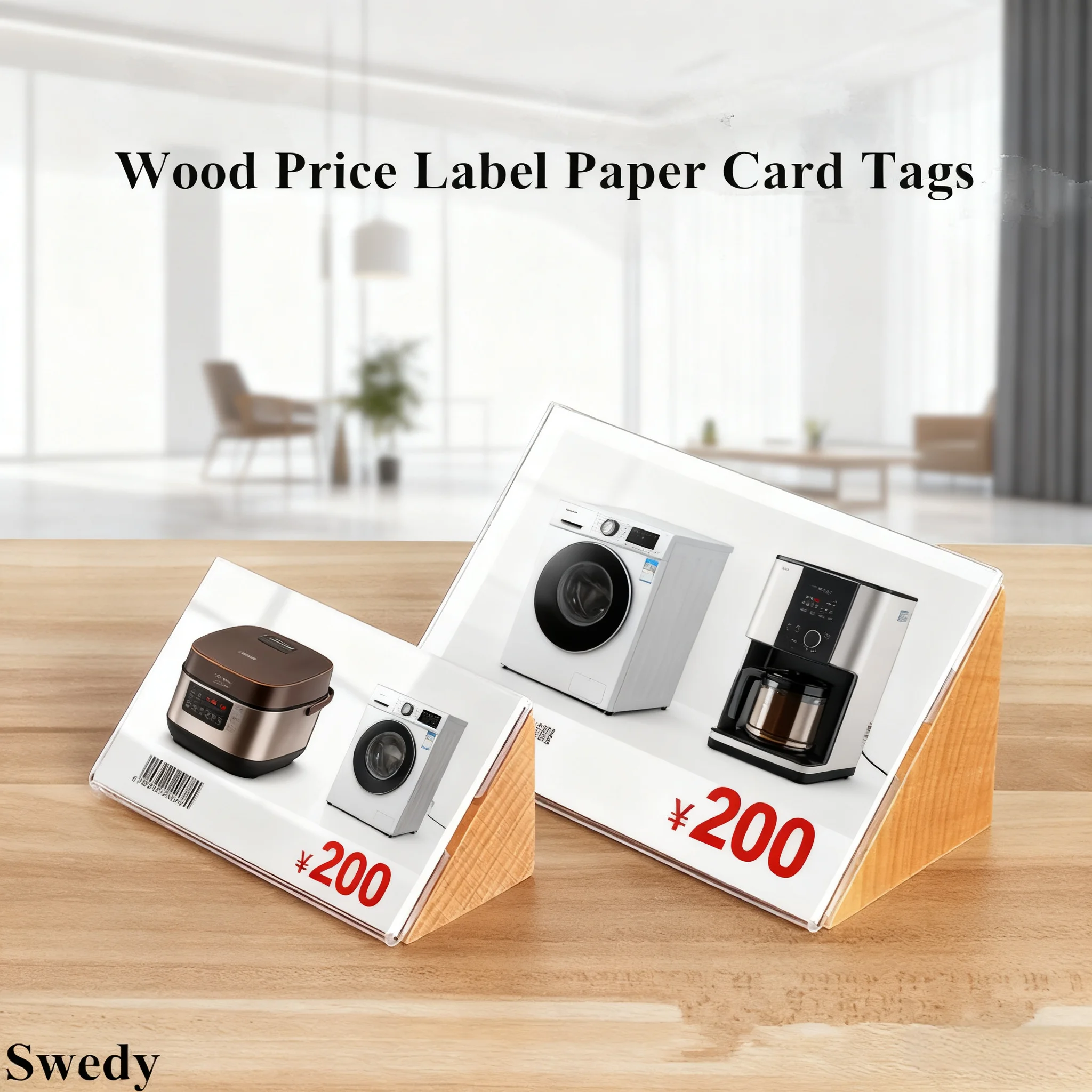 120X80Mm Slant Wood…