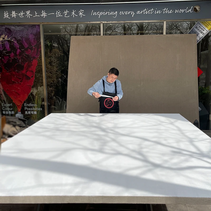 1pc Plastic Thickened Scraper 7x4.7in Large Area Textured Oil Painting Pigment Scraper Acrylic Pouring Swipe Tools