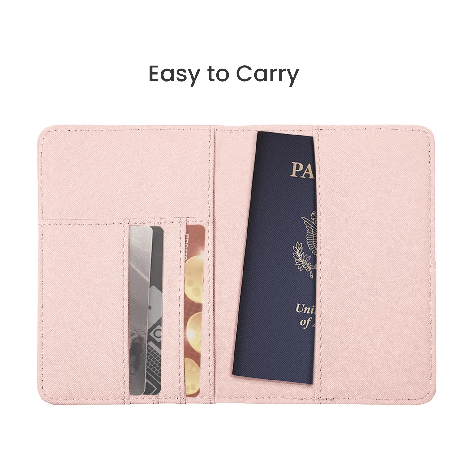 2PCS Passport Cover with Pieces Luggage Tags, Passport Holder Travel Suitcase Tag Lightweight Fashion Travel Accessories Plane