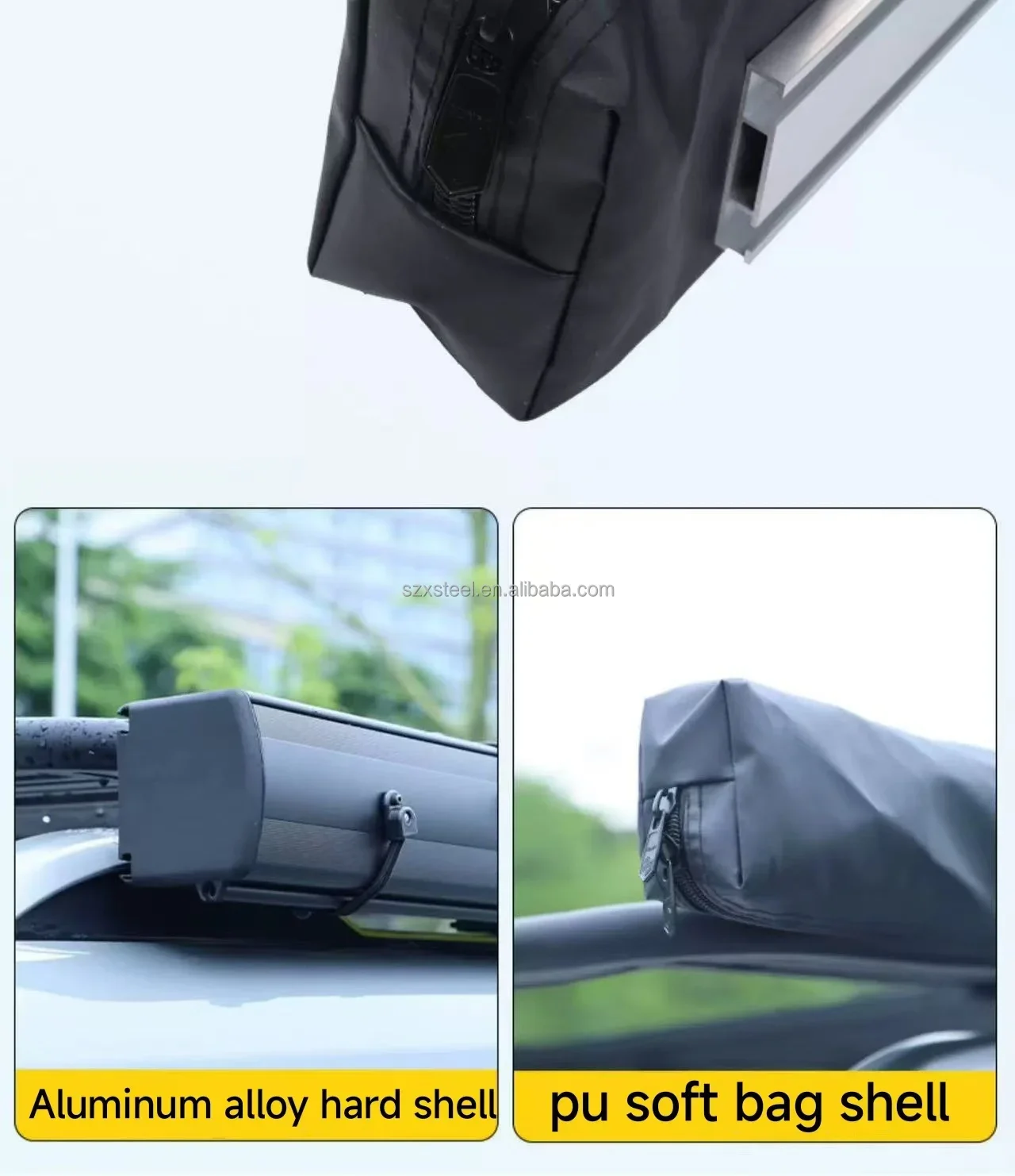 Waterproof 2*2.5M Roof Tent Camping Aluminum Alloy Hard Side Awning for Jetour T2 for tank Traveler Accessories！