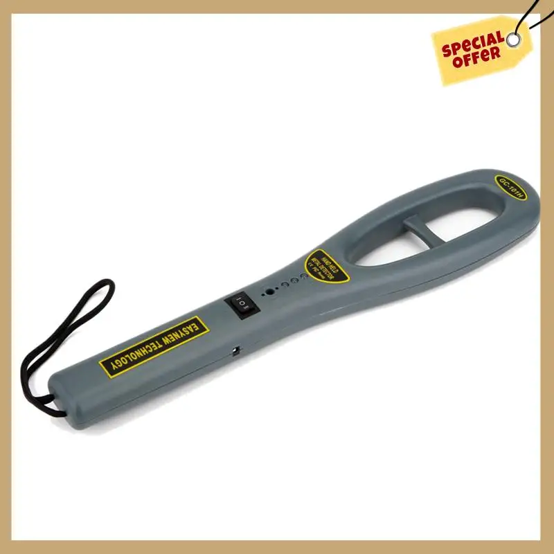 1 pieza GC101H Detector de metales portátil Detector de metales Super escaneo contador de luz gris