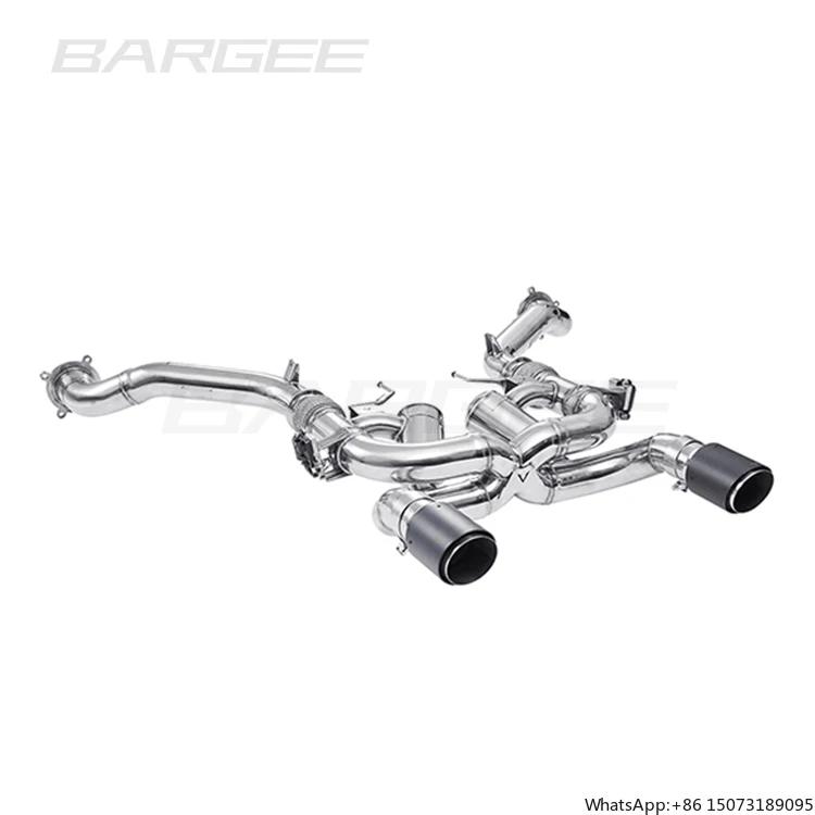 

Bargee Dual Valvetronic EXHAUST CATBACK for 720S 4.0L M840T Twin-turbocharged V8 2018+ Catback Valvetronic Exhaust