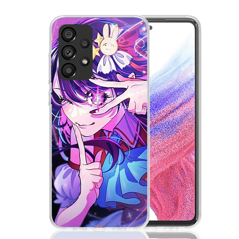 Japan Anime Oshi No Ko Phone Case For Samsung Galaxy A15 A55 A25 A35 A14 A54 A24 A34 A13 A53 A23 A33 A12 A52 A22 A32 A05S A04S A