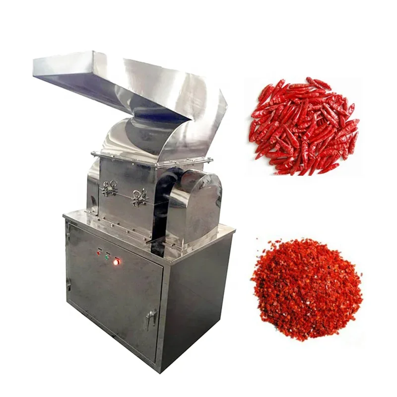 High Quality Industrial Coarse Grinder Food Shell Grinding Grain Powder Spice Flour Tea Leaf Herbs Rice Turmeric Pulverizer