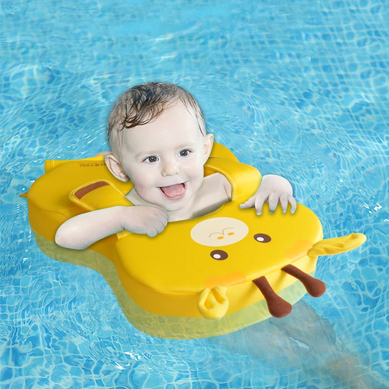 Non-Inflatable Baby Swimming Pool Floats, Infant Swim Buoyant Ring, Perfect for Toddlers Ages 6-36 Months, No Flip Over