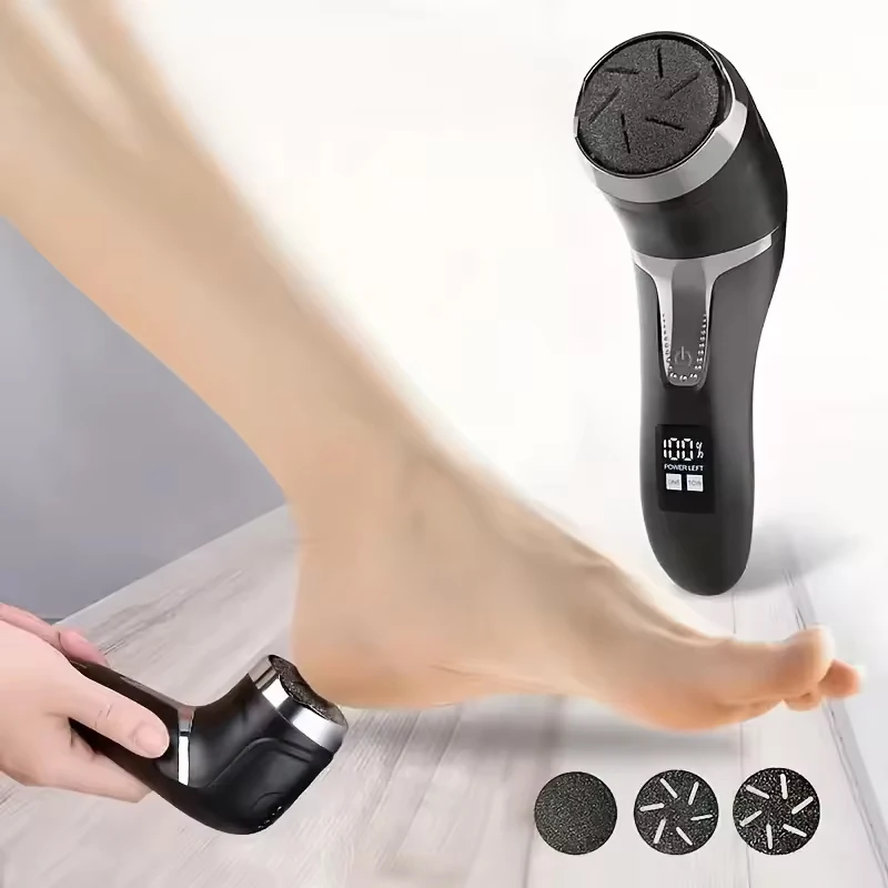 

Rechargeable Electric Foot Rasp Electric Pedicure Foot Sander IPX7 Waterproof 2 Speeds To Eliminate Feet Dead Skin And Calluses