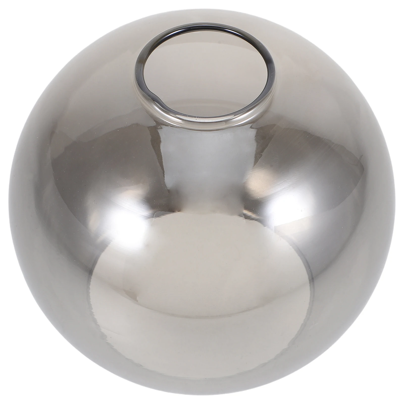 

1pc Large Round Glass Lamp Shade Amber Semicircular Globe For Living Room Wall Sconce Chandelier Light Fixture Replacement