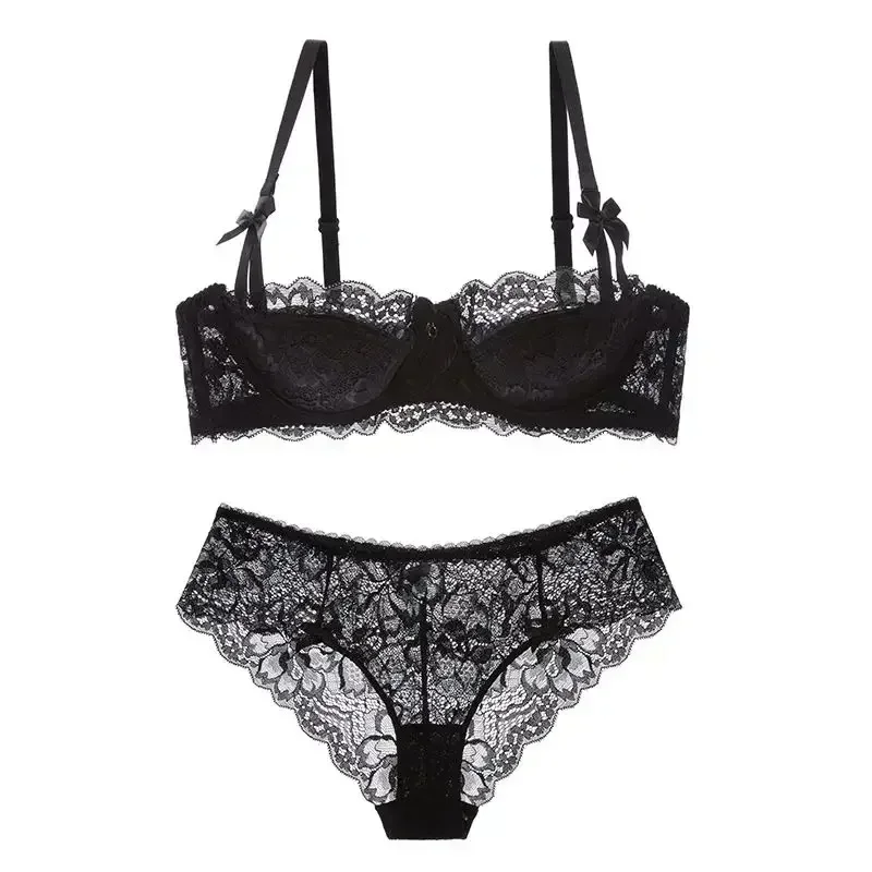 KUCLUT French Romantic Lace Comfortable Breathable Sexy Tushy Slim Bra Collection Pure Desire Girls Super Beautiful Underwear SE