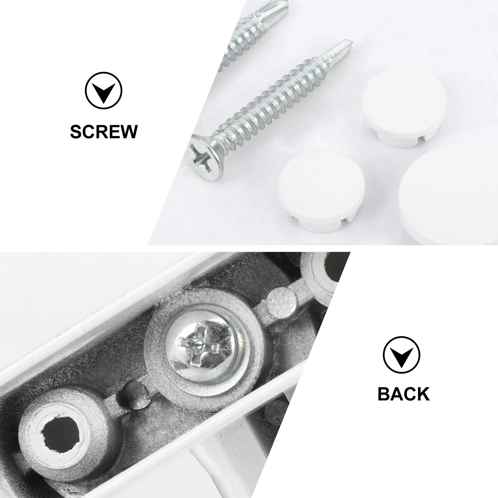 

4pcs Zinc Alloy Window Sash Blocker Door Security Lock For Upvc Windows With Arm T Shaped Lock Glass Clamp