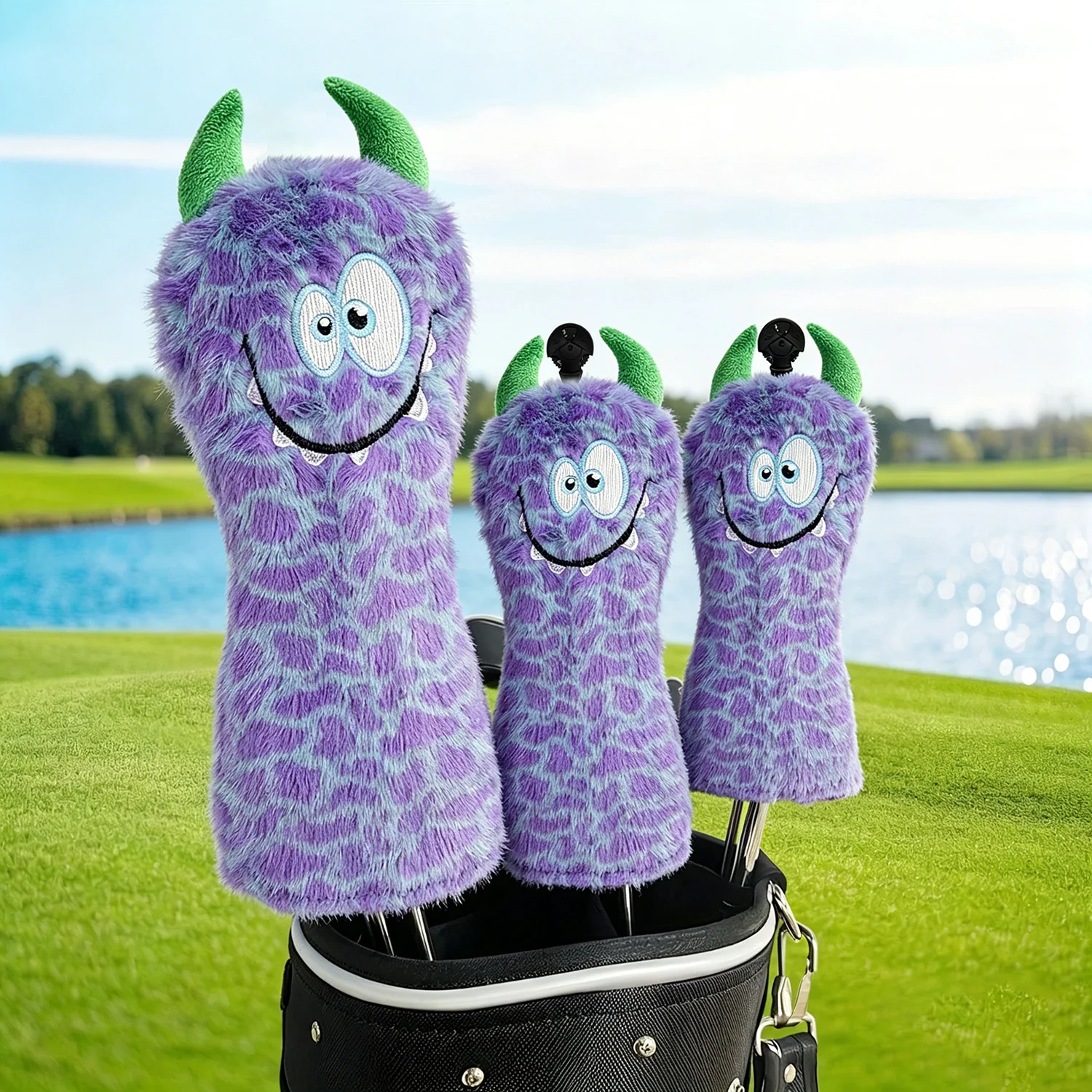 Badminton Club - Golf Wood Cover Monster Patroon Zachte