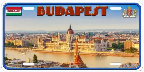 Budapest Hungary BH03 Novelty Car License Plate Aluminum