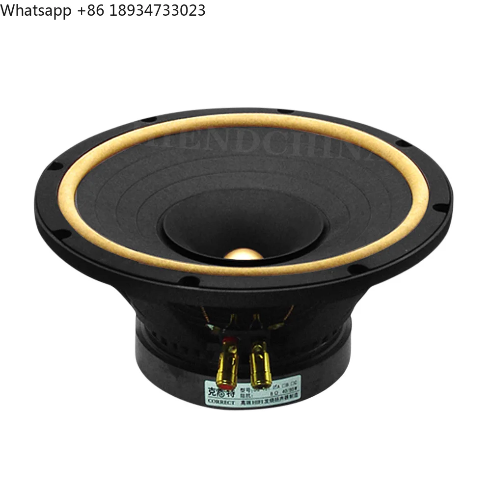 HF-047 HiFi Speakers 10 Inch HiFi Full Range Speaker Symmetrical Magnetic Circuit Leather-edged Paper Cone Basin 8Ohm