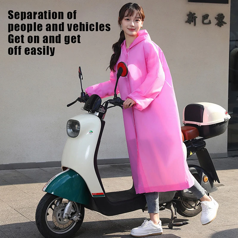 موضة إيفا الكبار الأطفال معطف واق من المطر طفل الكبار سميكة معطف المطر مقاوم للماء فتاة صبي المشي لمسافات طويلة السفر قابلة لإعادة الاستخدام سترة المطر