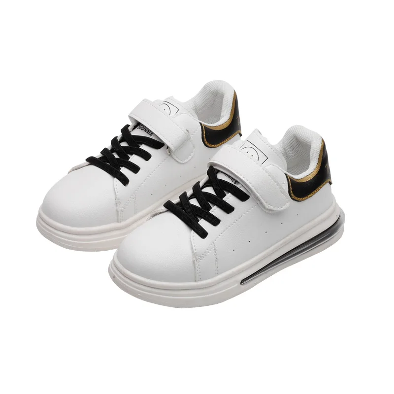 Children's Casual Shoes 2022 Spring New Boys and Girls Sports Breathable White Shoes Girls Wild Casual Soft Sole Sneakers 26-36