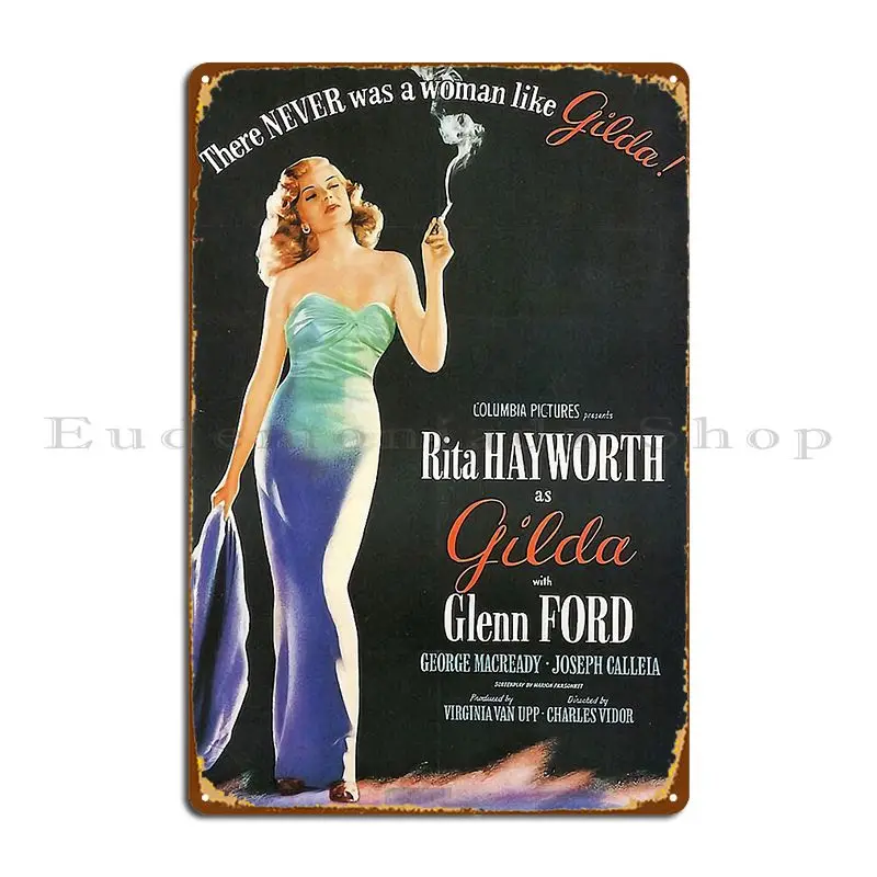 Retro Cigarette Smoke Metal Sign Rusty Cinema Mural Customize Wall Tin Sign Poster