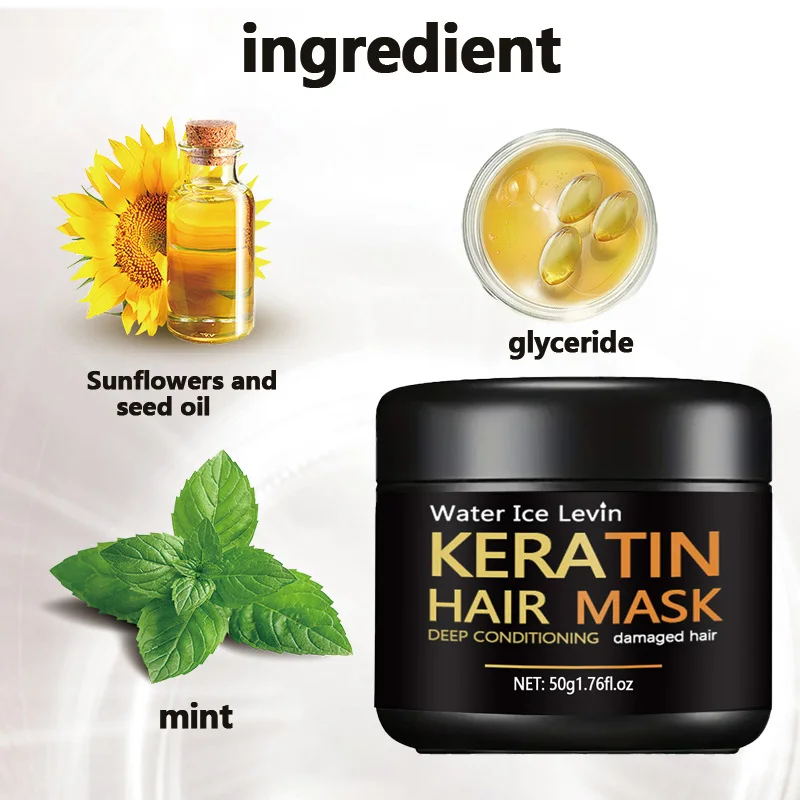 Miracle Keratin Hair Mask 50g 5 seconds to repair damaged frizzy hair mask, damaged hair mask, care for shiny hair, hair care