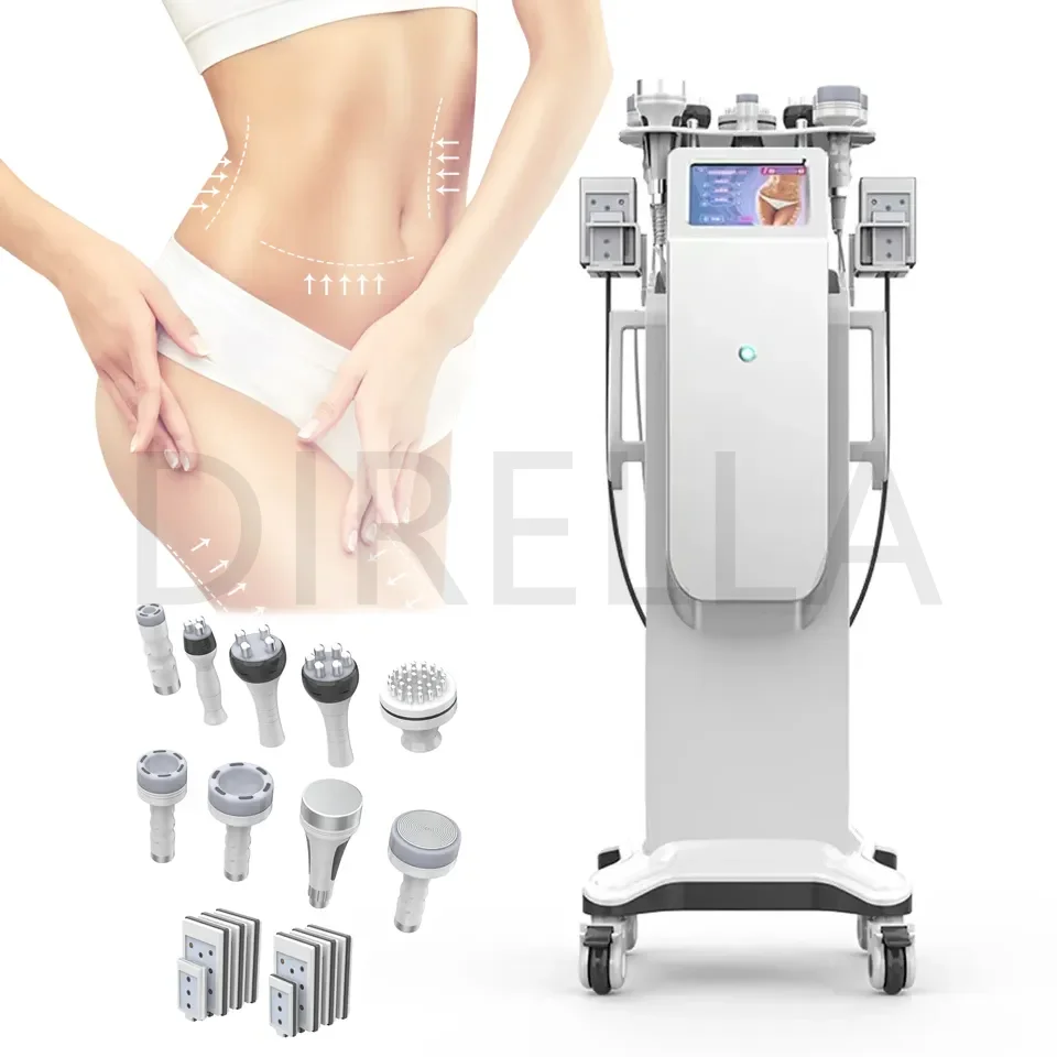 

Professional 10 in 1 80k/40k Body Sculpture Instrument Vacuum Therapy Lymphatic Drainage 80k Cavi Body Slimming Machine