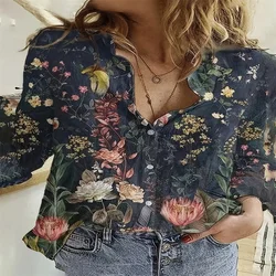 Fashion Button Up Front Shirt For Spring And Autumn, New Long Sleeved Casual Top Loose Fitting And Soft Fabric Women's Fashion