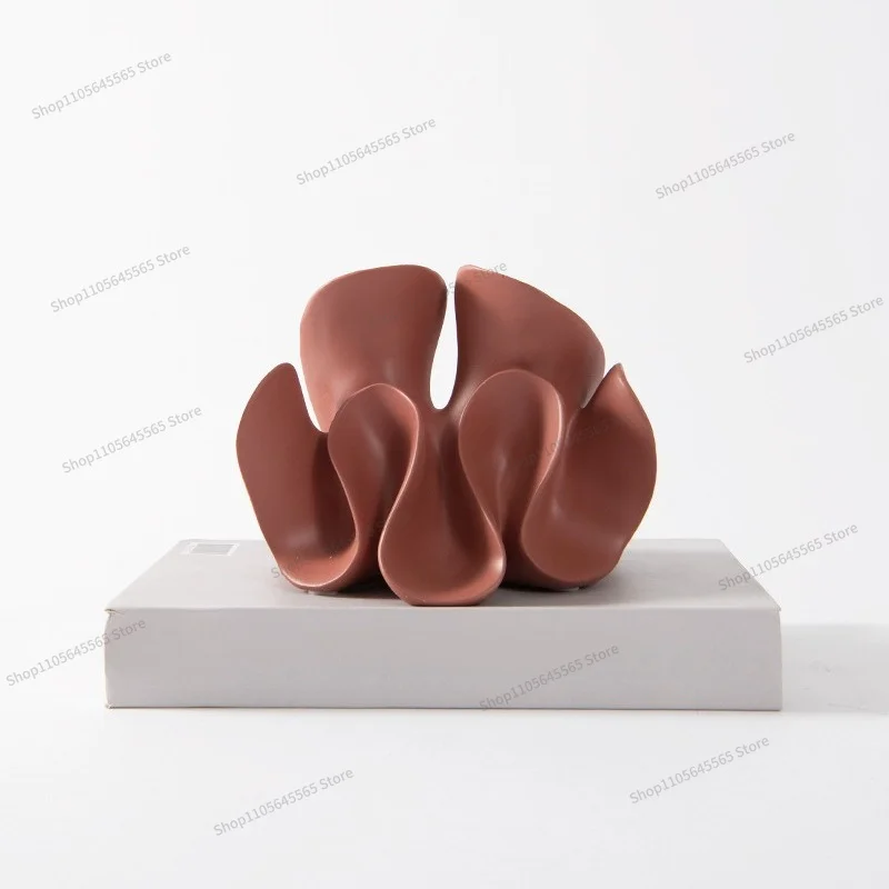 For Modern Minimalist Geometric Wave Shaped Creative Soft Decoration Ornament