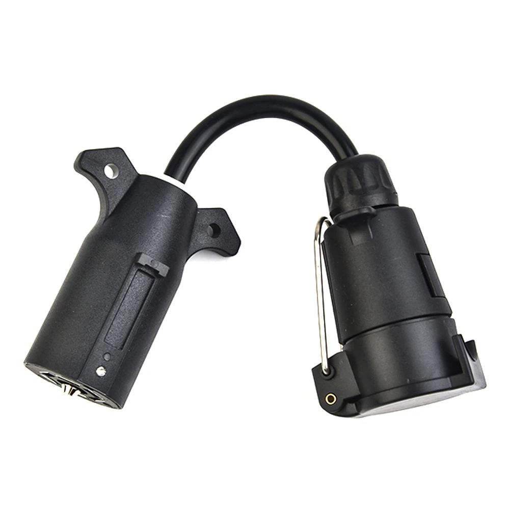 

7-контактный адаптер для прицепа, совместимый с 7-контактным разъемом RV, для точной передачи сигнала во всех функциях