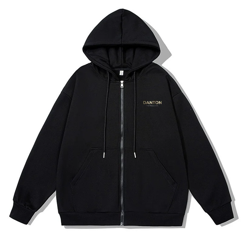 DANTON Unisex Zip-Up Cardigan Jacket Hoodie New Zip-Up Cardigan Jacket for All