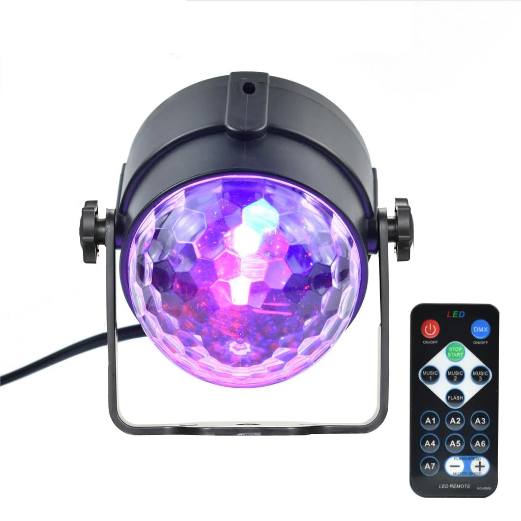 Voice-activated Mini Small Crystal Magic Ball Lamp Crystal Magic Ball Basic Sound Activated Crystal Small Magic Ball Atmosphere