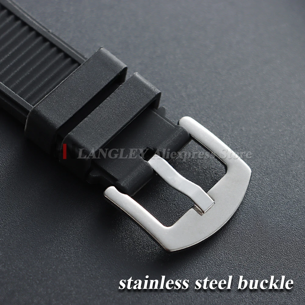 for Patek Philippe Nautilus 5711/5712/5726/5980 Soft Silicone Strap Special Concave Interface Watch Band Accessories 25mm*13mm