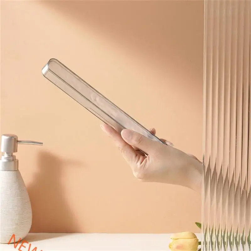 Leakproof Ice Pattern Toothbrush Bathroom Storage Case ABS Construction