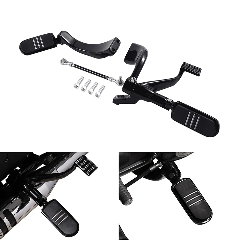 Front Mid Control Foot Pegs Lever For Harley Sportster XL1200C Iron 883 XL883N Forty Eight 2004-2013 2008 Motorcycle Accessories