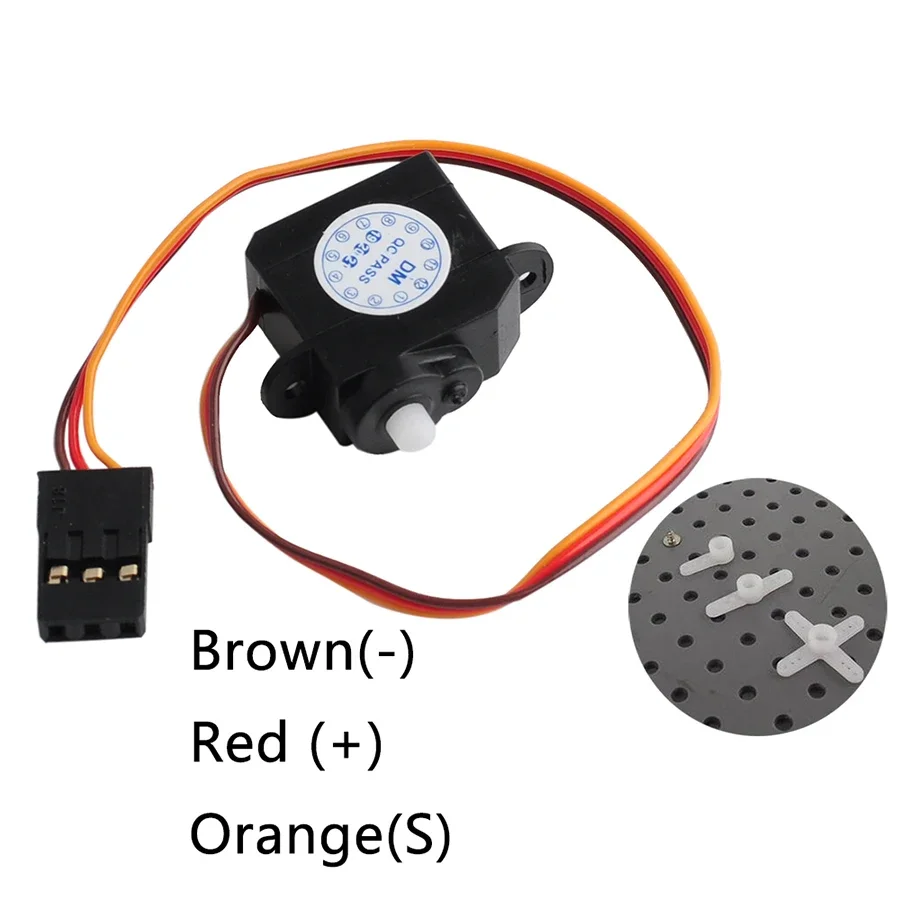 2/4 pz 2.1g Micro Servo DM-S0020 2g Mini servo 180 gradi 3.7V-5V per parti di Hobby RC