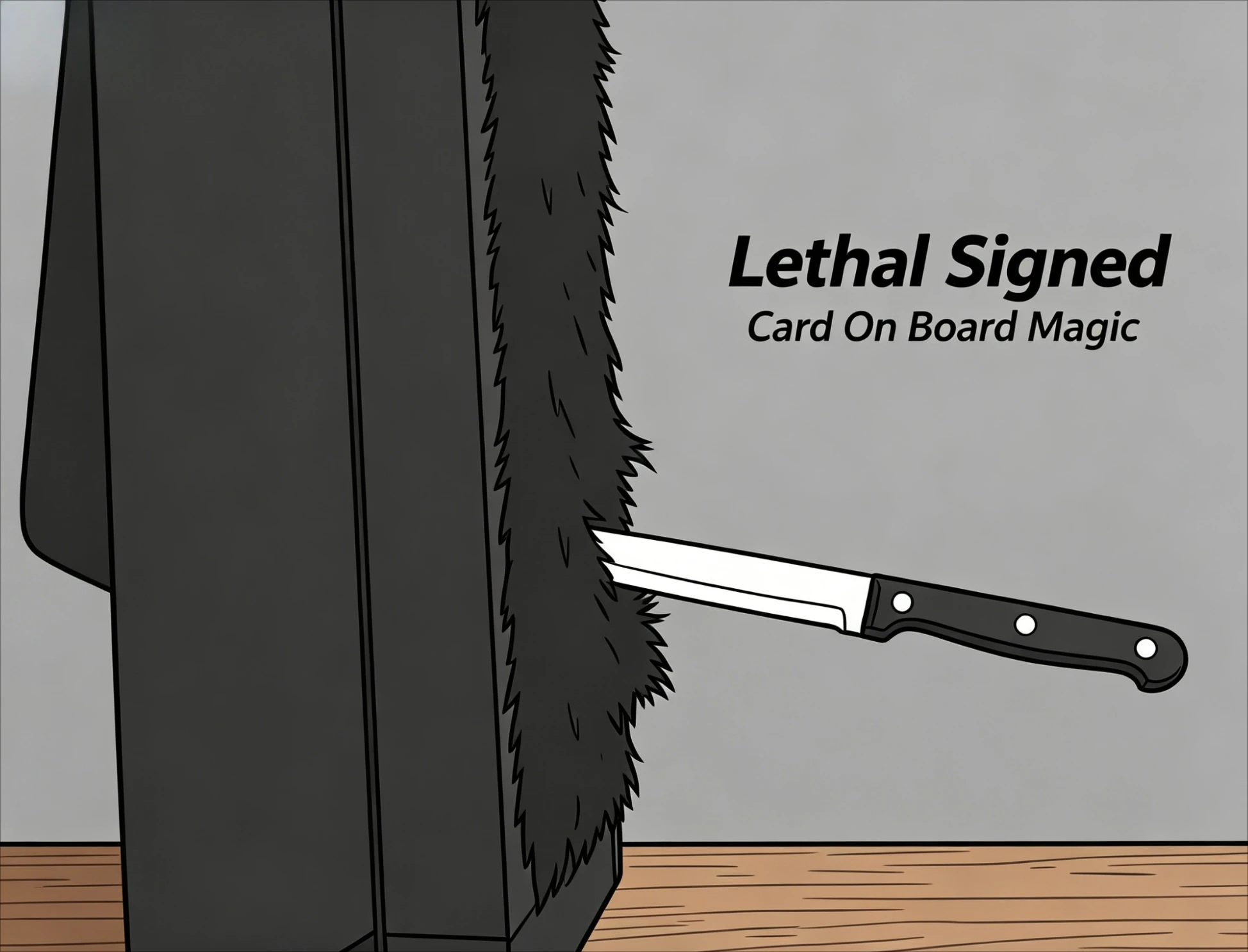 Knife Pins Select Sign Card Magia Lethal Signed Card On Board Magic Tricks Magician Stage Illusions Accessories Gimmick Props
