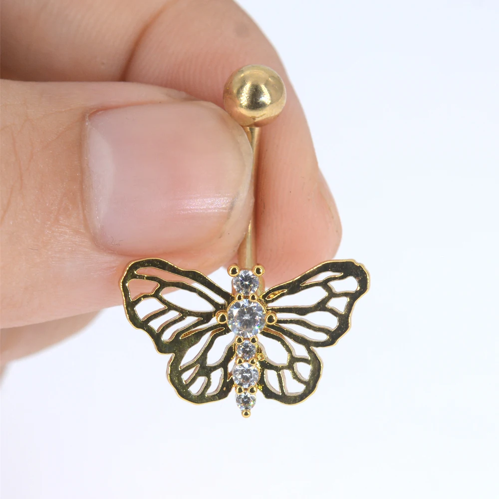 1 Buah Cincin Pusar Navel Gant - Body Jewelry Brands ulasan dan harga