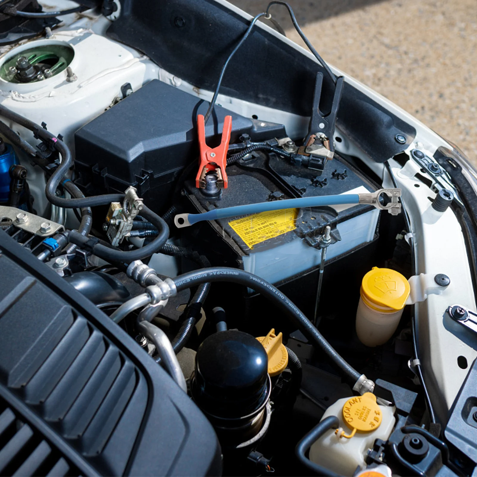 

Automotive Grounding Wire Extension Cable Terminal Connector for Car Motorcycle Truck Rv Marine Vehicle Power Deficiency