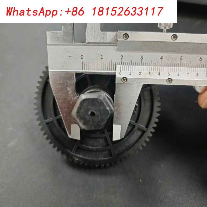 Massage Pillow Gear Shell Shawl Movement Accessories Plastic Hexagonal Shape Black 74mm Diameter MM