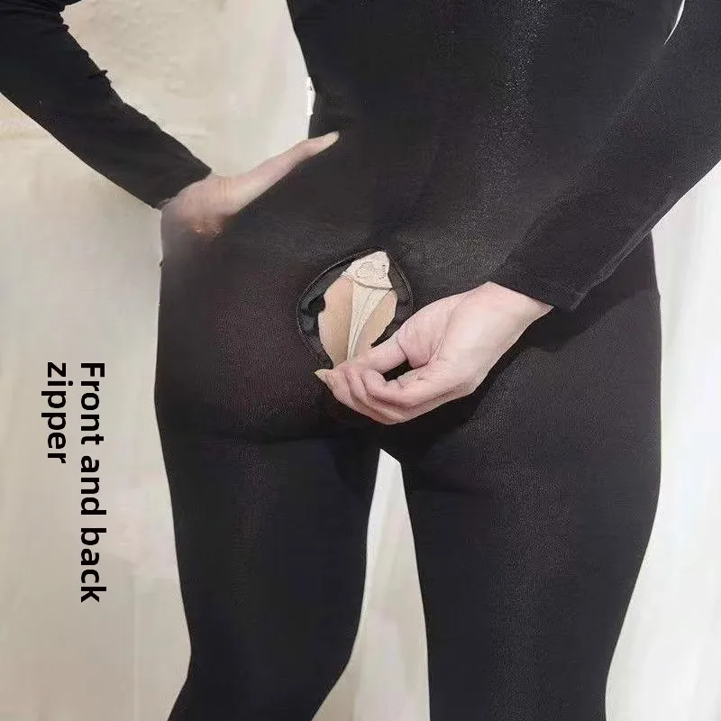 

Цельный комбинезон Thiened, уличный дизайн на молнии для мужчин и женщин, осенне-зимняя теплая одежда, легко носить и снимается, ort Pants