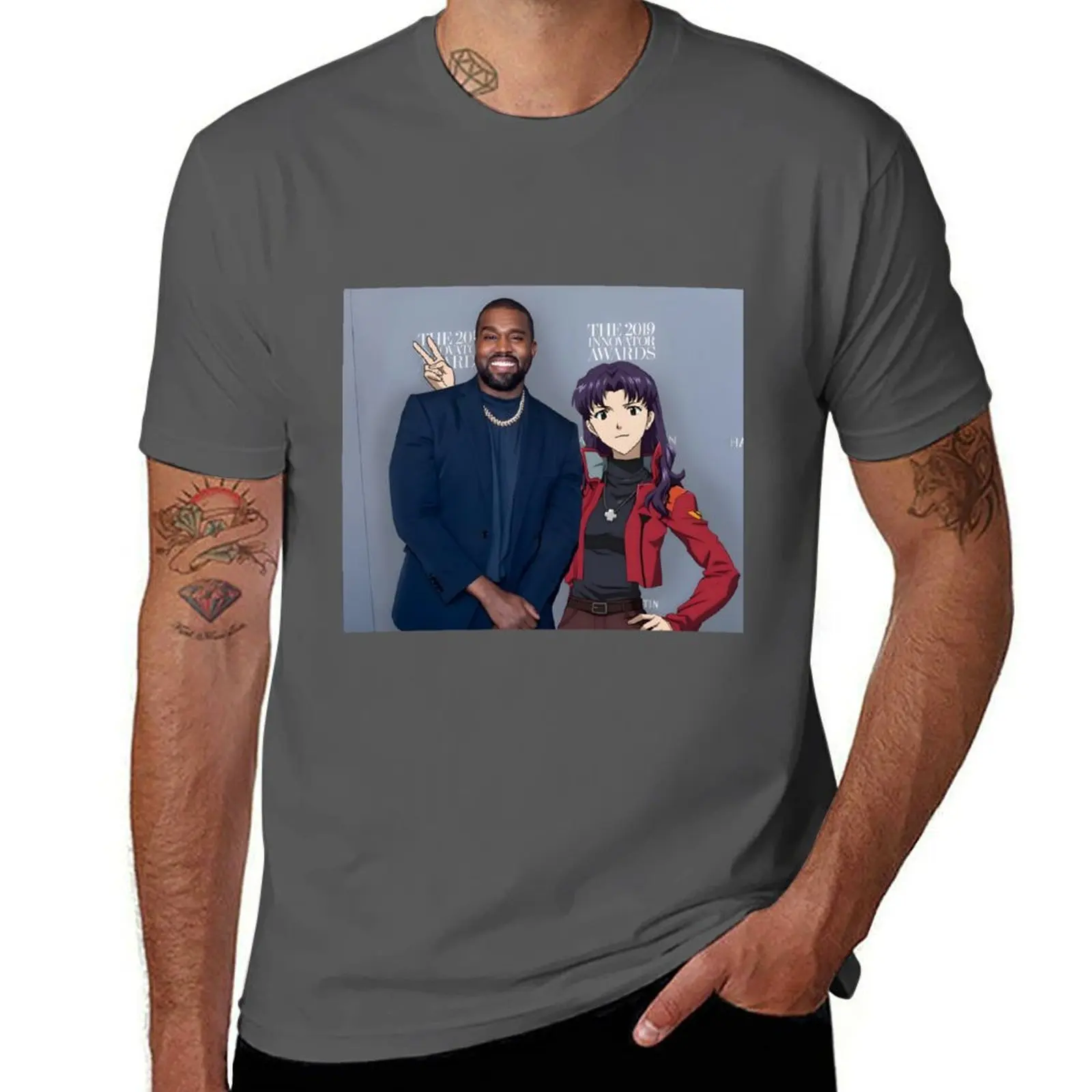 

Misato and Kanye West T-Shirt Festival Party Tee Top