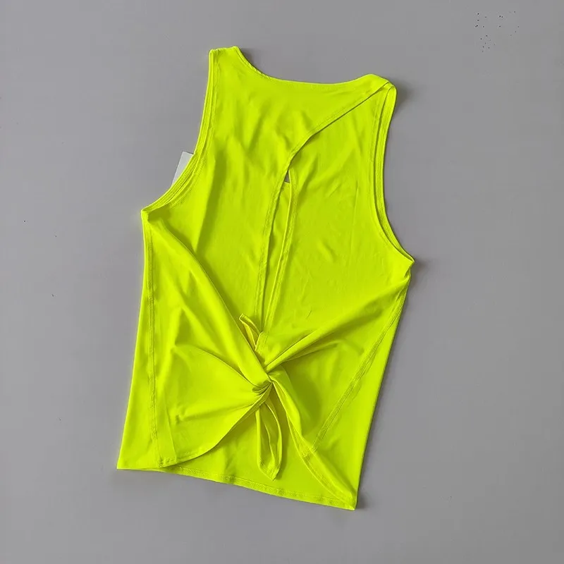 Ärmellose Sportshirts für Damen, Yoga-Oberteile, Fitness-Tops, lockere Sportshirts, Damen-T-Shirts für das Training, Tanktops. – Detail 20