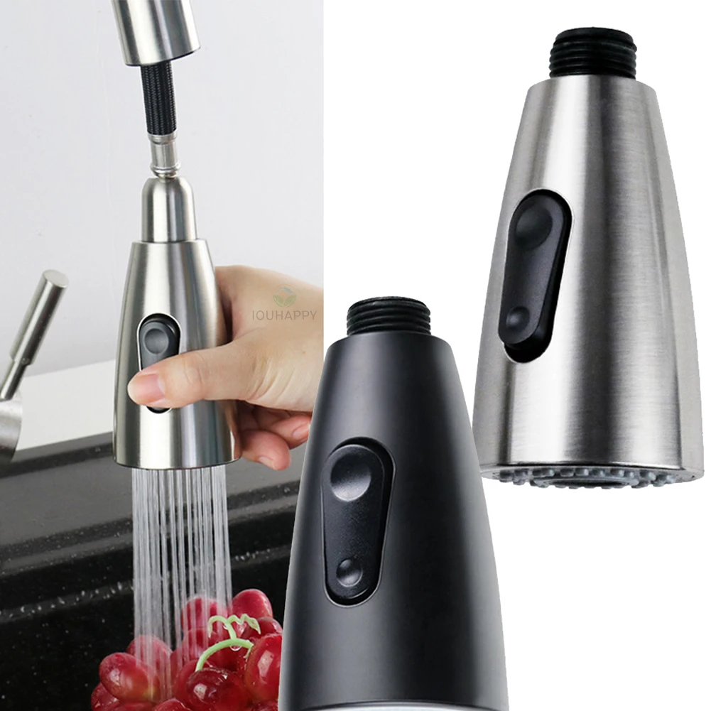 Universal Kitchen Pull Out Spray Head Replacement Sink Faucet Basin Mixer Tap ABS Pull-Out Nozzle Kitchen Bathroom Accessories