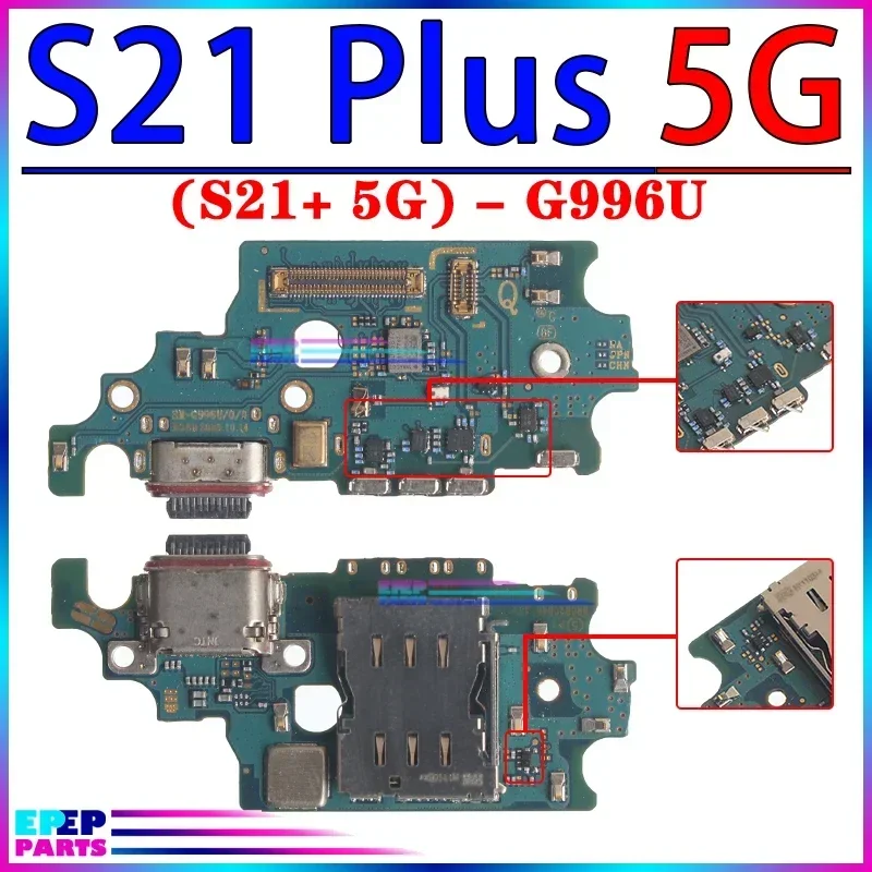 Usb Dock Charger Port for Samsung Galaxy G991 G996 G998 G990 S901 S906 S908 0 B U N S21 S22 Fe Plus Ultra Charging Board Module