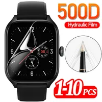 10-1pcs Hydrogel Film for Amazfit GTS 4/GTS 4 Mini Screen Protector Anti-scratch TPU Film for Huami Amazfit GTS 4 Accessories